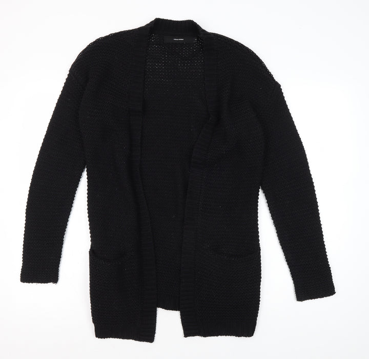 Vero Moda Women's Black XS Cardigan Chunky Knit