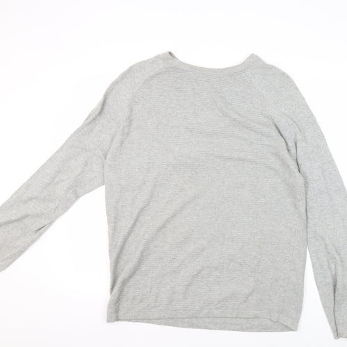 Red Herring Grey Men's Large Pullover Jumper