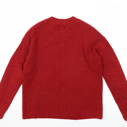 & Other Stories Women's Red XS Knit Pullover Jumper