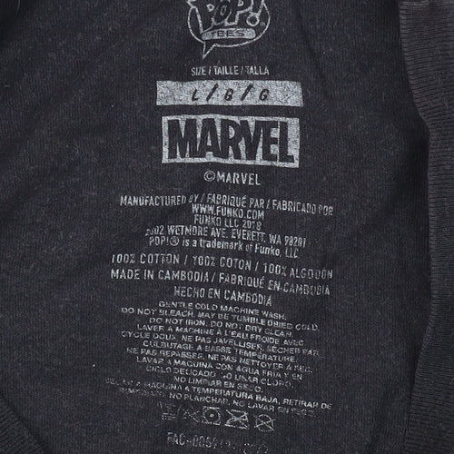 Marvel Venom Men's Black T-Shirt, L, Comics Print