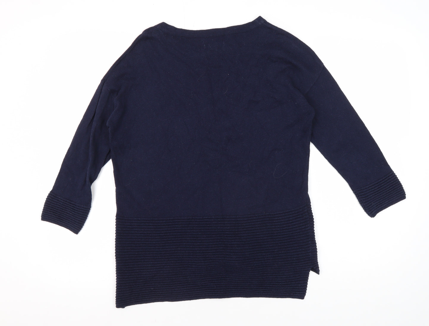 Mango Women's Blue Pullover Jumper, Size S