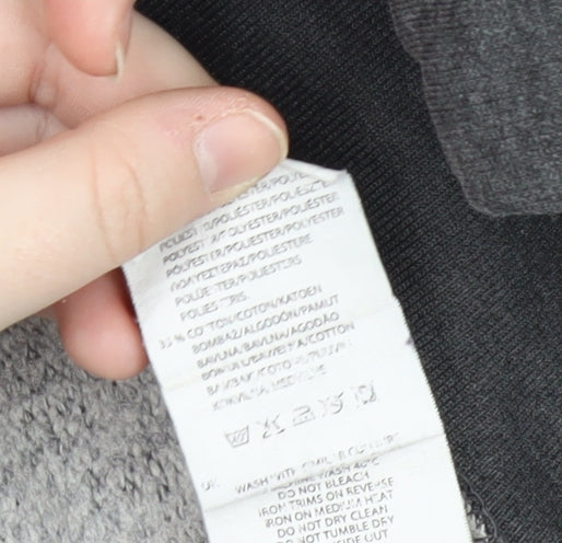 Slazenger Men's Grey Fleece Pullover Sweatshirt XL
