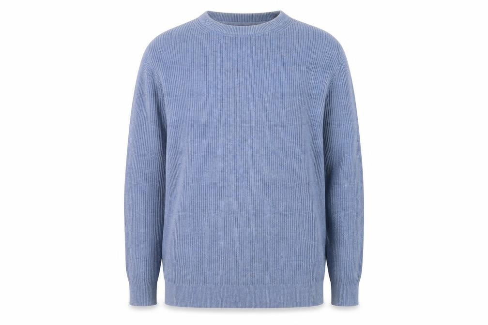 FatFace Womens Blue Crew Neck Pullover Jumper UK 12