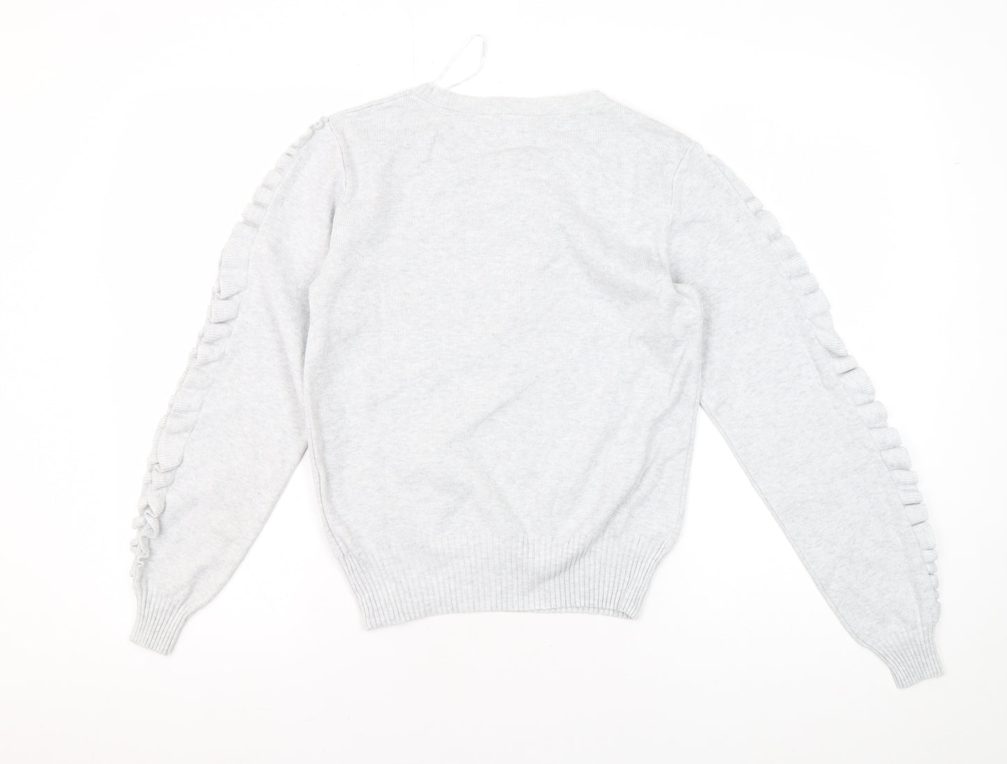 Linea Women's Grey Pullover Jumper Crew Neck Size 12