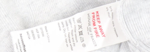 Linea Women's Grey Pullover Jumper Crew Neck Size 12
