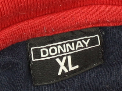 Donnay Men's Blue XL Polo Short Sleeve Shirt