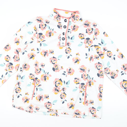 Damart Multicoloured Floral Pullover - Women's L