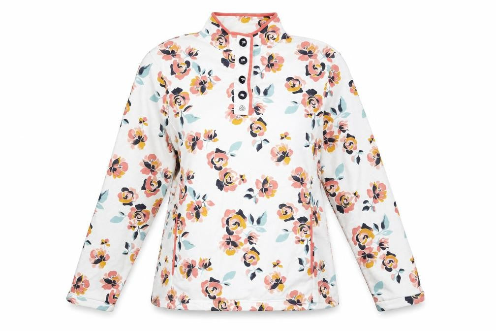 Front view of Damart Multicoloured Floral Pullover - Women's L
