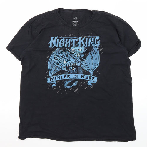 Game of Thrones Men's Black L Graphic T-Shirt