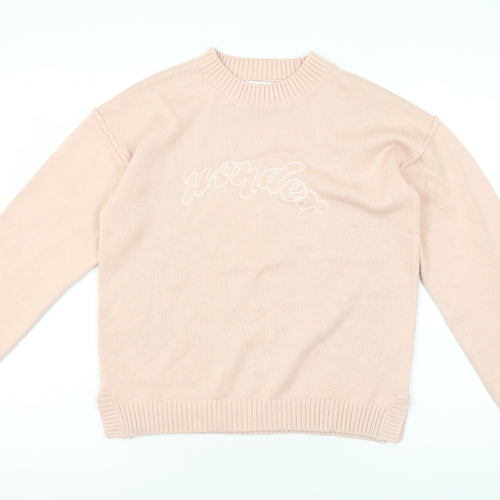 Mint Velvet Girls Pink Pullover Jumper, Long Sleeve, 11 Years