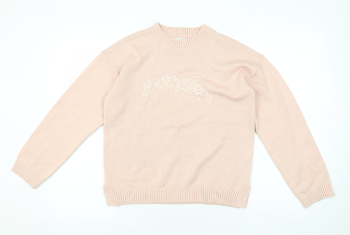 Mint Velvet Girls Pink Pullover Jumper, Long Sleeve, 11 Years