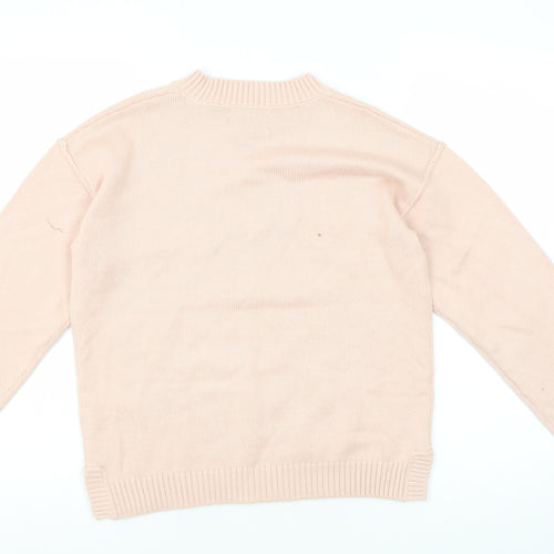 Mint Velvet Girls Pink Pullover Jumper, Long Sleeve, 11 Years