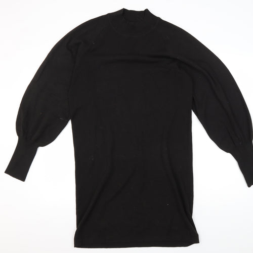 InWear Women's Black Tunic Jumper, Size S, Balloon Sleeve