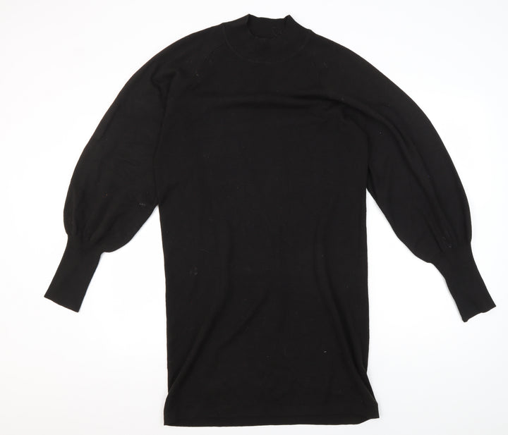 InWear Women's Black Tunic Jumper, Size S, Balloon Sleeve