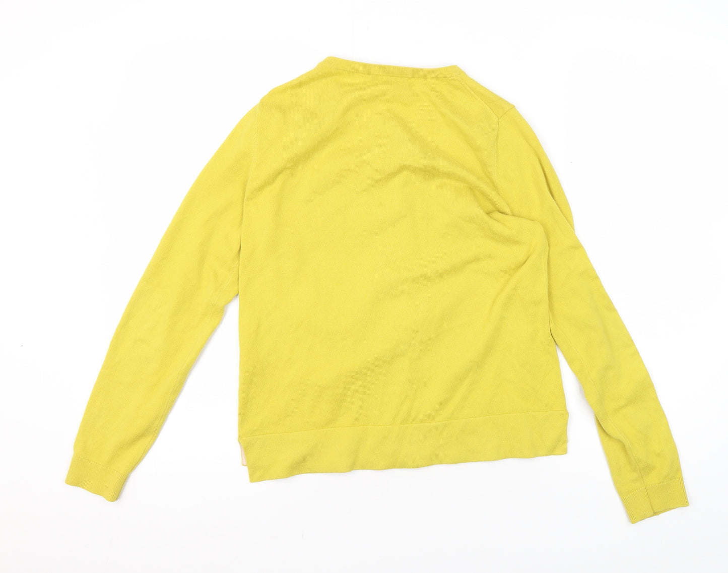 Boden Women's Yellow Cardigan, Small, Casual Knit