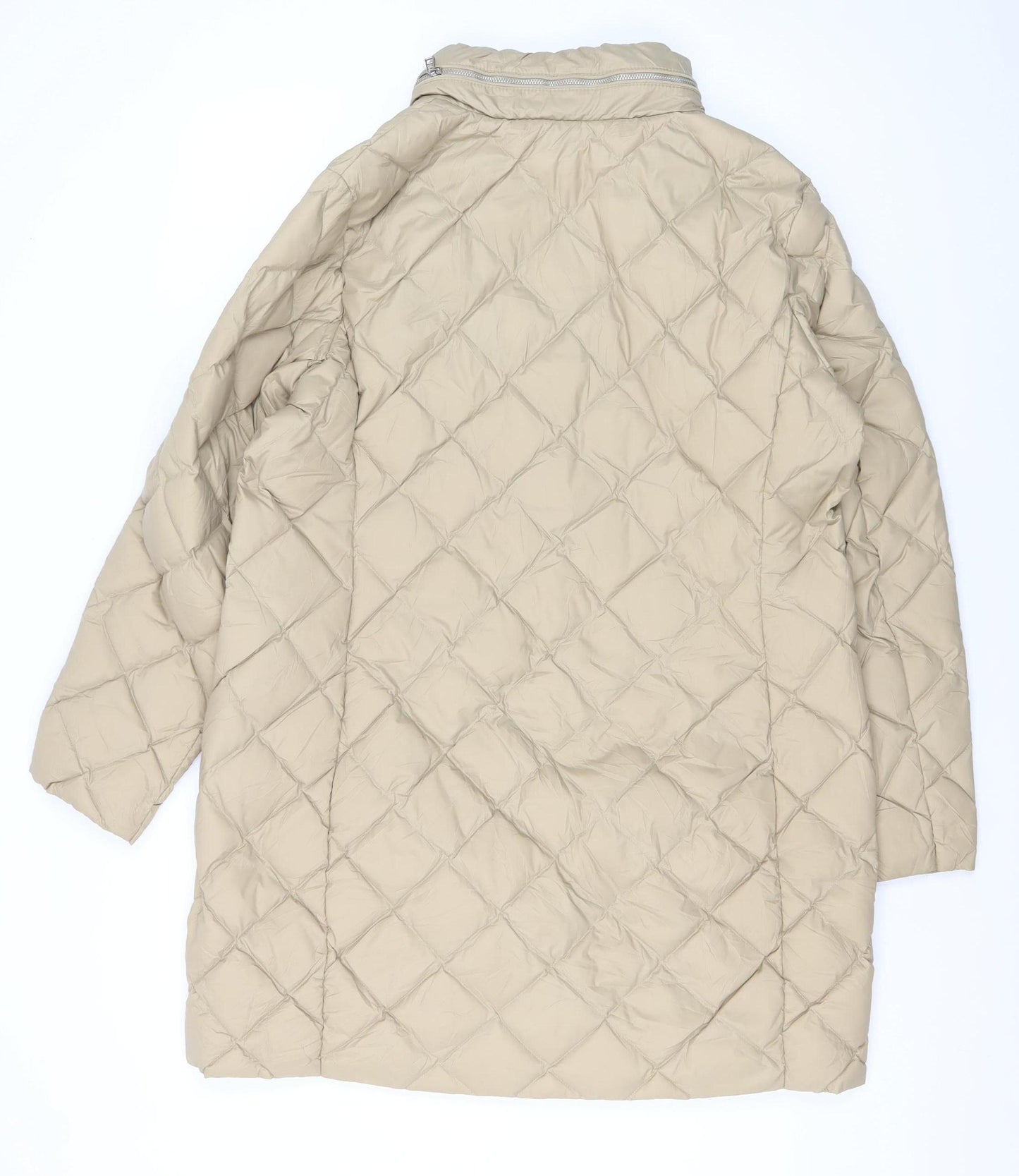 Marks and Spencer Women's Beige Puffer Coat Size 18