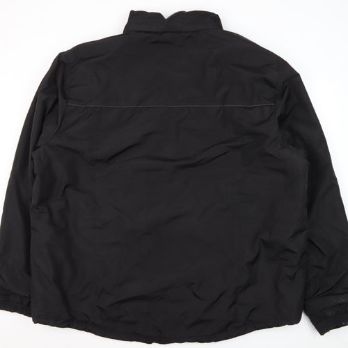 Slazenger Men's Black 4XL Windbreaker Jacket