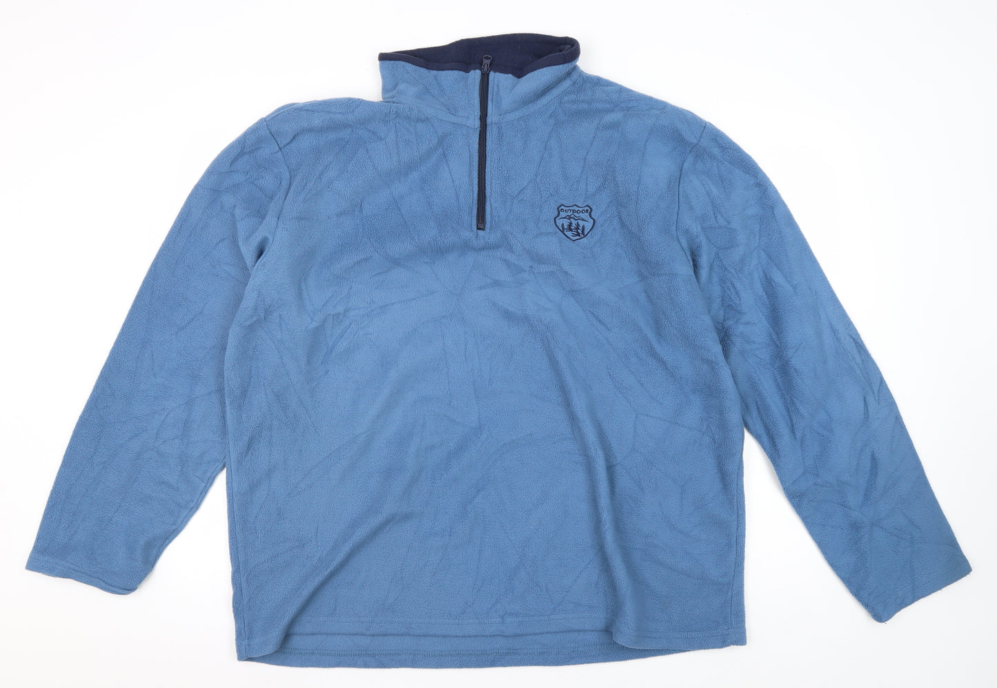 Atlas for Men Blue 2XL Fleece Sweatshirt