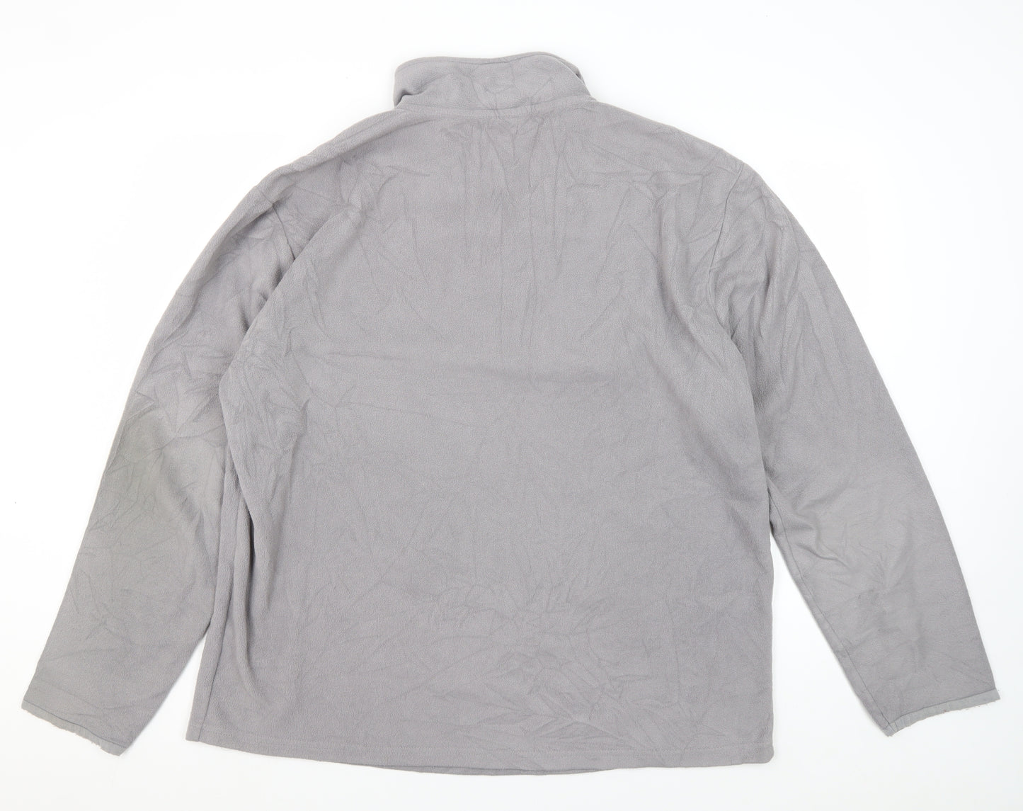 Atlas for Men Grey 2XL Fleece 1/2 Zip Sweatshirt