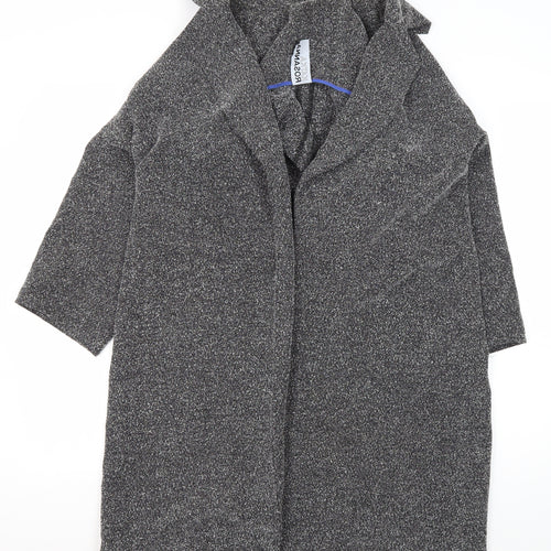 Katka Rosanna Women's Grey Mid-Length Coat XS