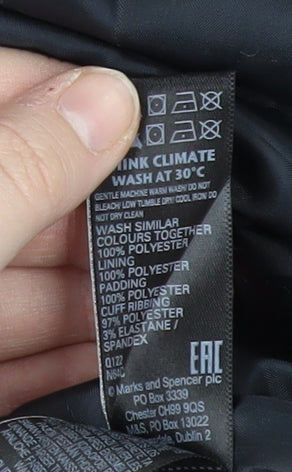 Marks and Spencer Women's Black Puffer Jacket Size 14