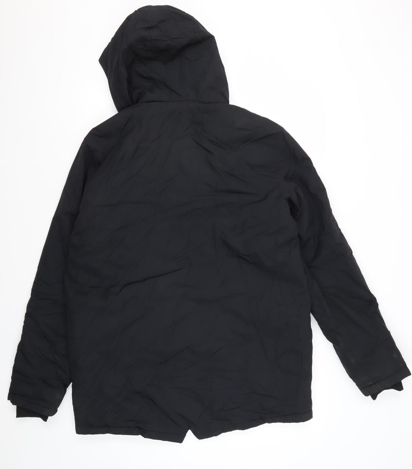 Marks and Spencer Boys Black Waterproof Parka Jacket 15-16Y