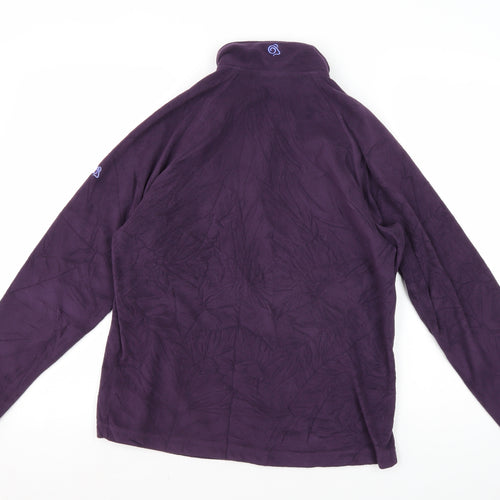 Craghoppers Women's Purple Fleece Pullover Sweatshirt UK 12