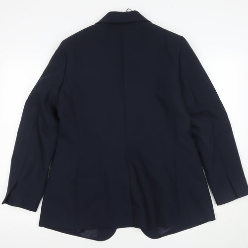 Marks and Spencer Women's Blue Suit Jacket, Size 14