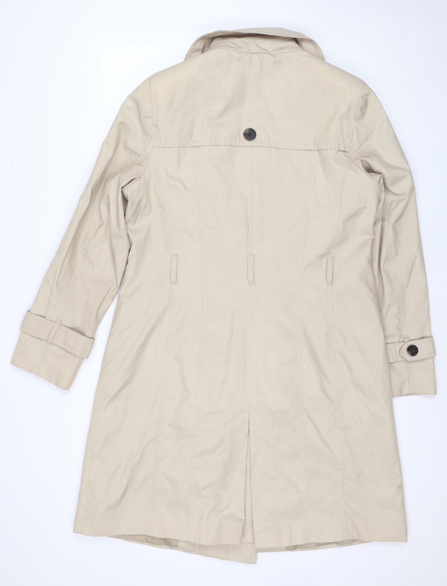 Debenhams Beige Women's Trench Coat Size 16