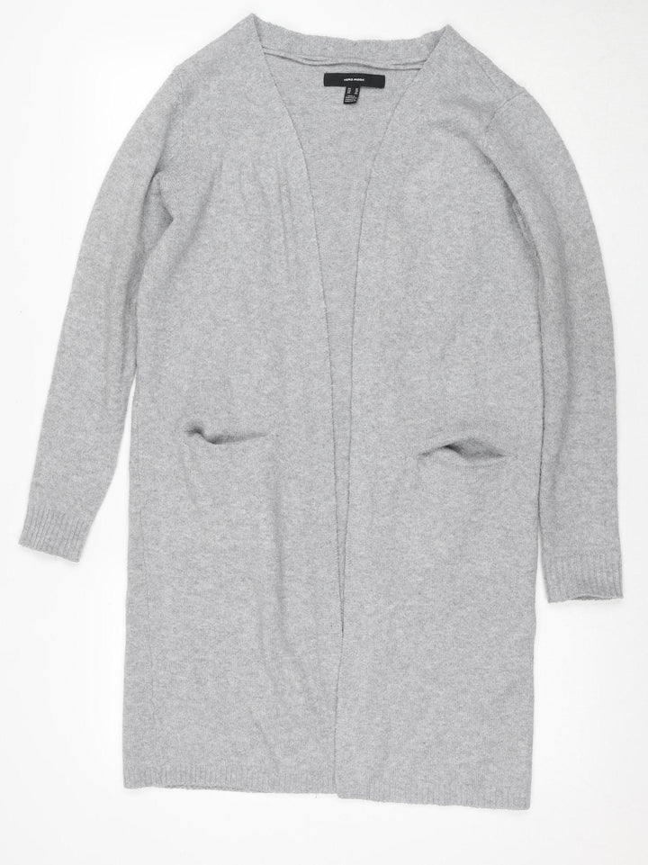 Vero Moda Women's Grey Cardigan XS Casual Open Style
