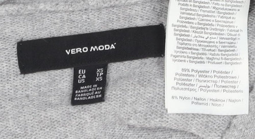 Vero Moda Women's Grey Cardigan XS Casual Open Style