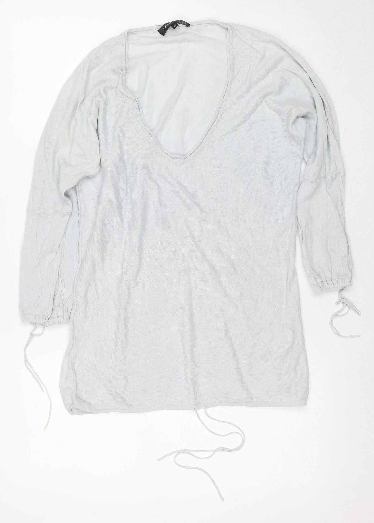 Great Plains Blue Knit Long Sleeve Top M Women Regular