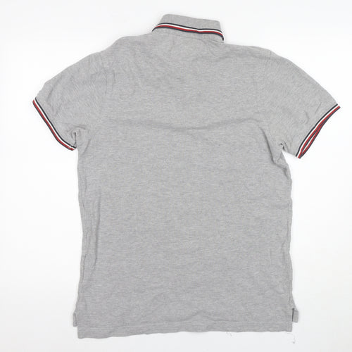 Tommy Hilfiger Men's Grey Slim Fit Polo Size M