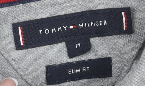 Tommy Hilfiger Men's Grey Slim Fit Polo Size M