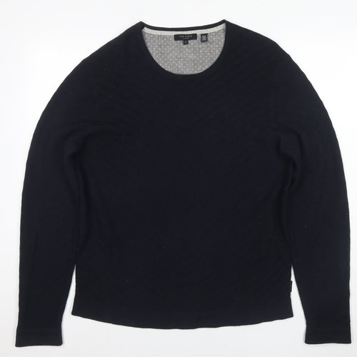 Ted Baker Men's Black Pullover Jumper Size S