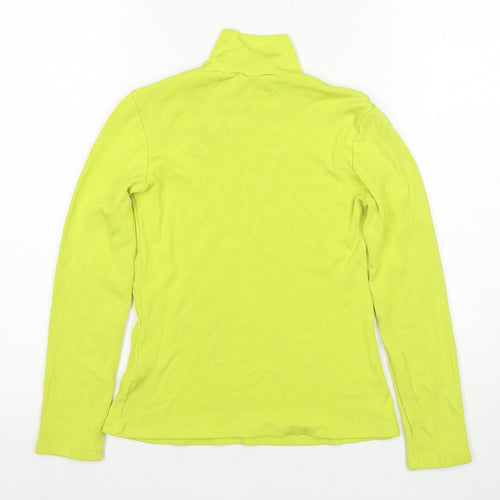 & Other Stories Women's Green High Neck Knit Top Size 10