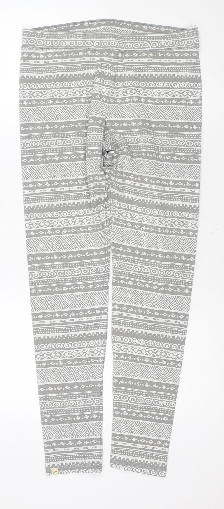 Hollister Women's Grey Geometric Leggings L