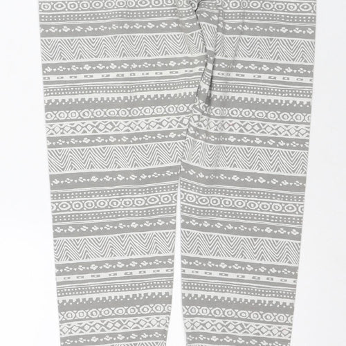 Hollister Women's Grey Geometric Leggings L
