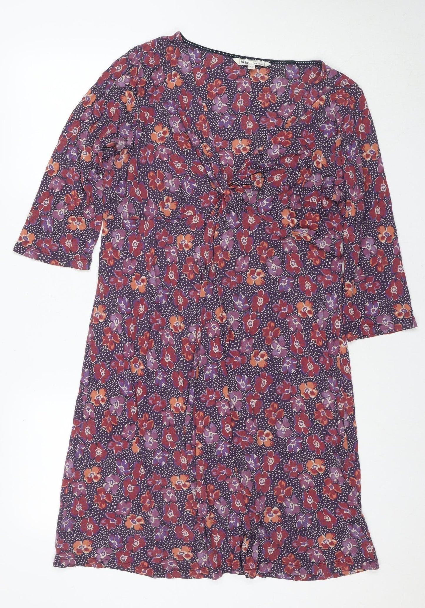 Fat Face Women's Multicoloured Midi Dress, Size 18