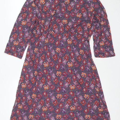 Fat Face Women's Multicoloured Midi Dress, Size 18