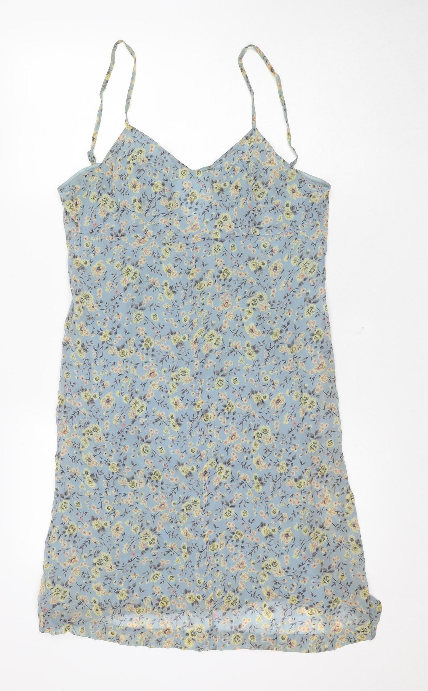 Jigsaw Women's Blue Floral Slip Dress, Size 2