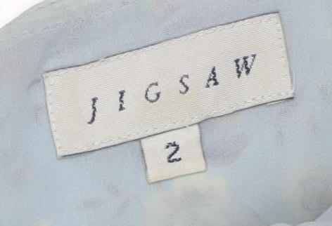 Jigsaw Women's Blue Floral Slip Dress, Size 2