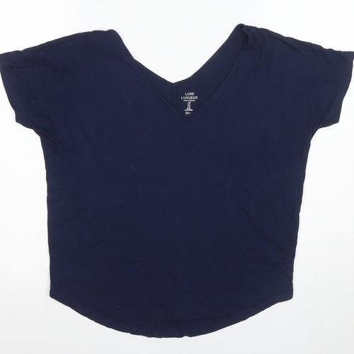Gap Women's Blue Basic T-Shirt, Size S
