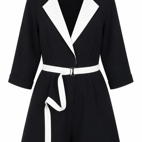 Missguided Stylish Women's Black Polyster Playsuit, Size 8