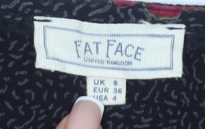 Fat Face Women's Multicoloured Wrap Blouse UK 8