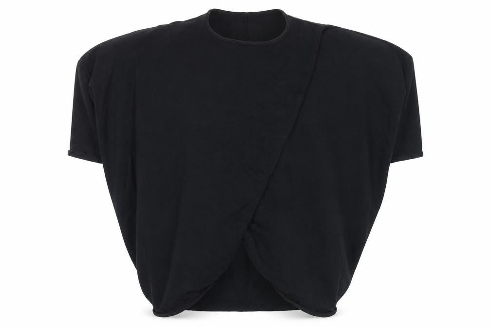Front view of Miss Baron Women's Black Cape Jumper, size XL
