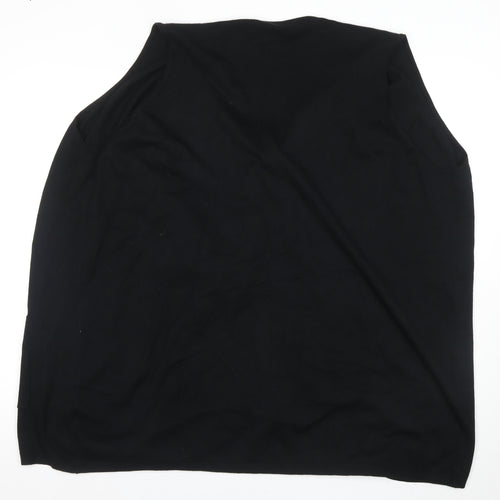 Capsule Women's Black Cape Jumper Size 8