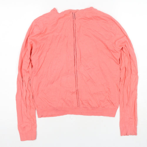 GAP Women's Pink Cardigan M - Casual Spring Knitwear