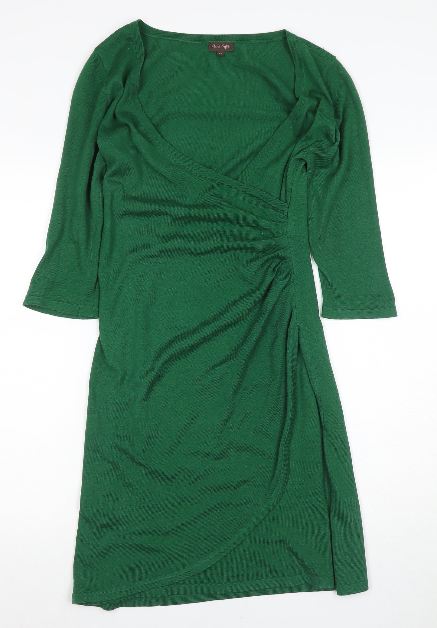 Phase Eight Women’s Green Wrap Dress Size 12