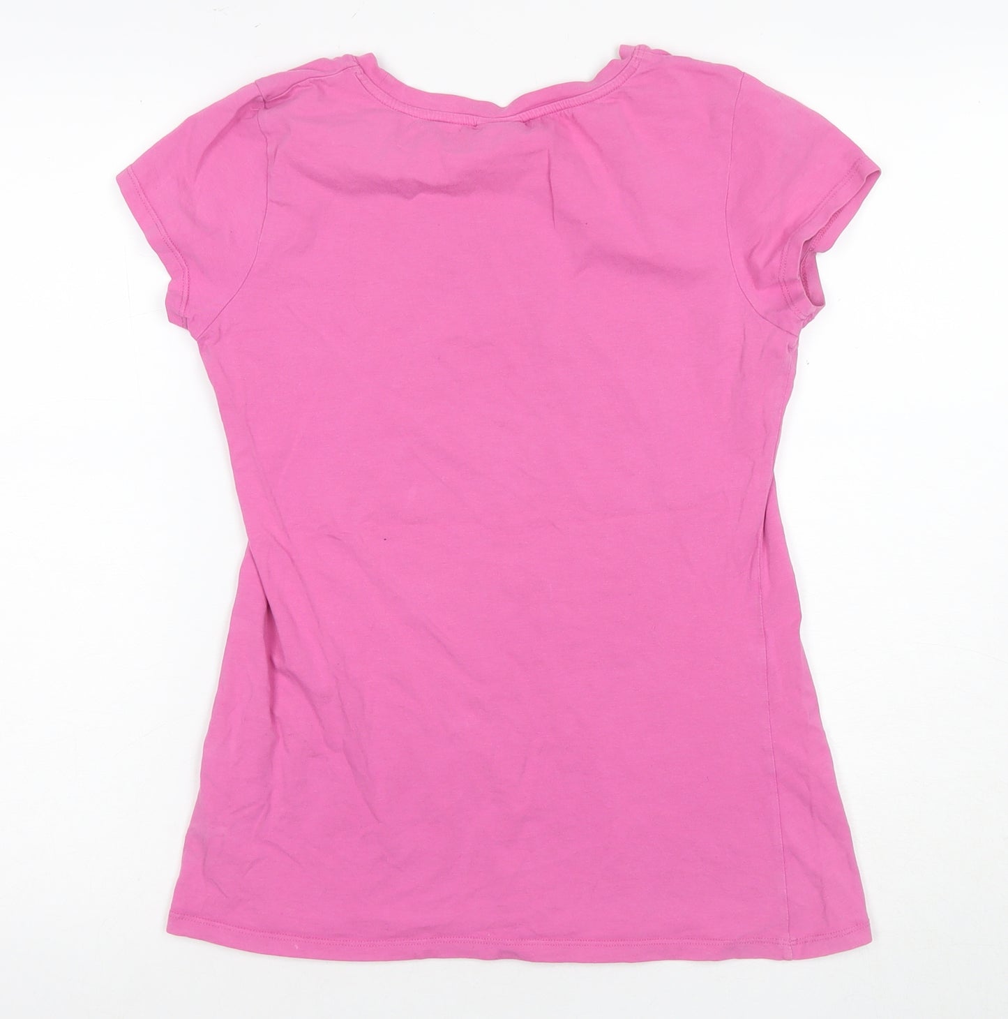 ELLE Sport Women's Pink T-Shirt Size 14 Crew Neck